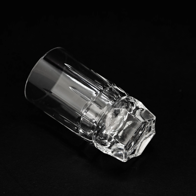 Wholesale Unique High Quality Lead Free Crystal Stemless Cutting Shot Glass T205-B